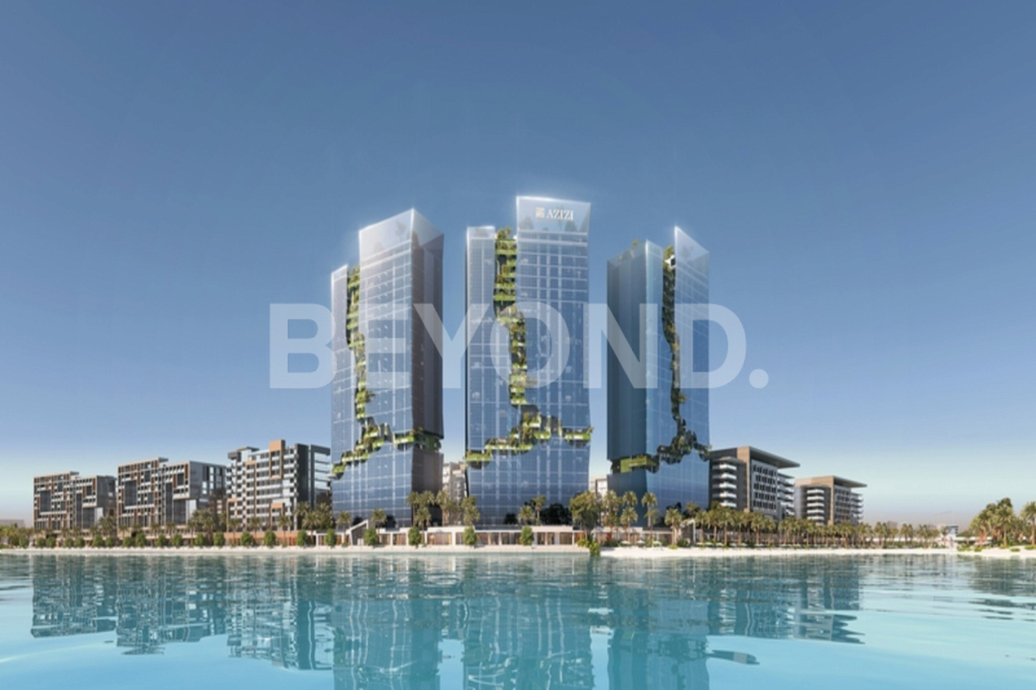 Azizi Riviera Reve – апартамент с видом на "Голубую лагуну" в комплексе бизнес-класса в новом центре Дубая