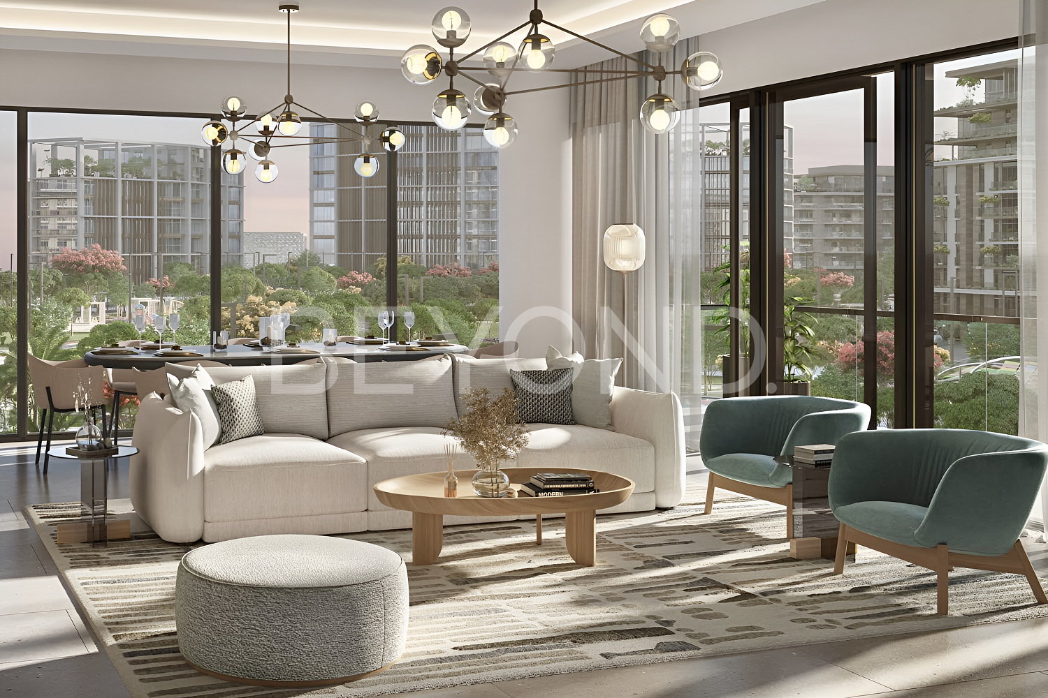 Thyme Central Park - просторная видовая квартира в комьюнити, где стираются грани между городом и природой.