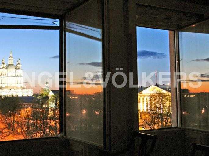 смольный, 6 - панорамный вид на ансамбль смольного фото 1