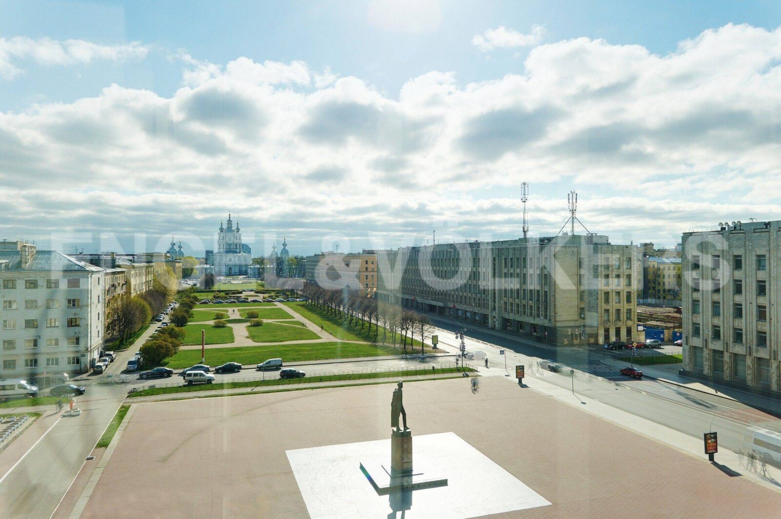 шпалерная, 60 - квартира с видом на смольный собор фото 1