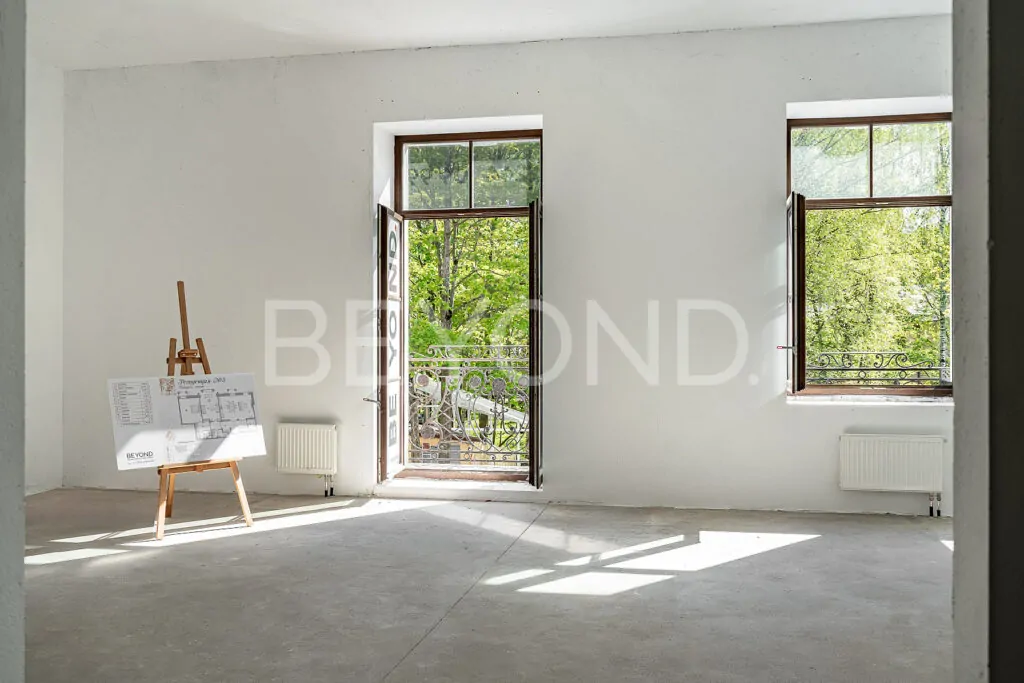 Балкон в кухне-гостиной