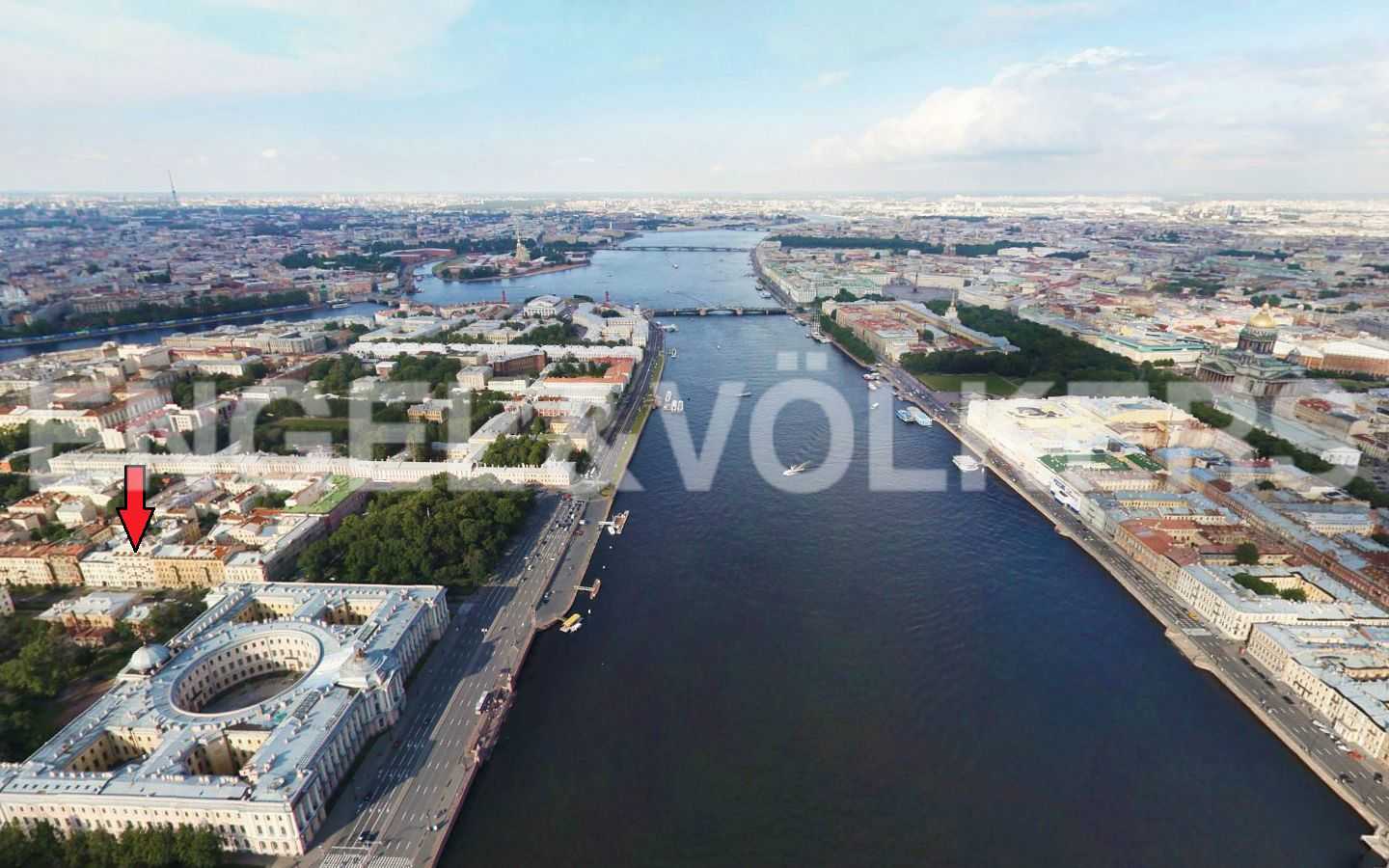 в.о., 2-линия, 3/2 - новый дом с видом на академию художеств фото 1