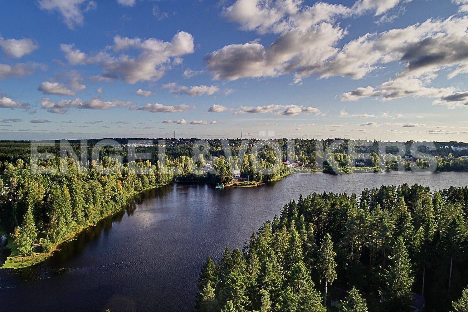 п. рощино - загородный дом на первой линии о. рощинское фото 1