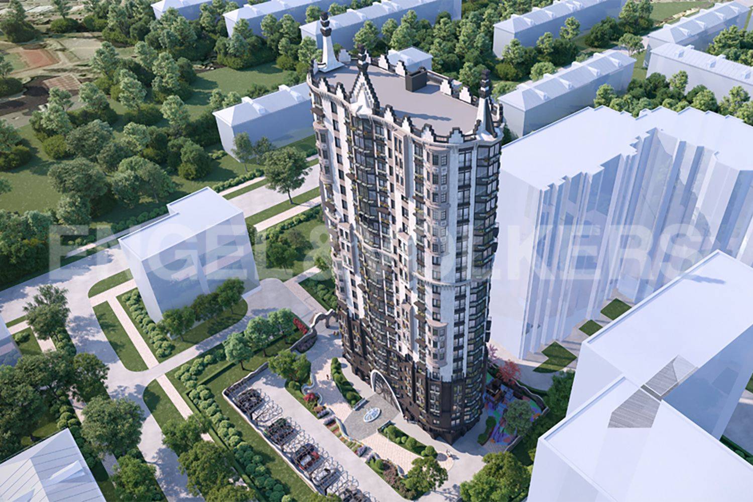 «barcelona» – дом с лаунж-зоной на крыше фото 1