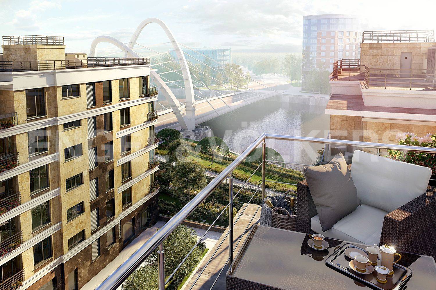 «крестовский de luxe» – удобная семейная квартира с видом на лазаревский мост  фото 1