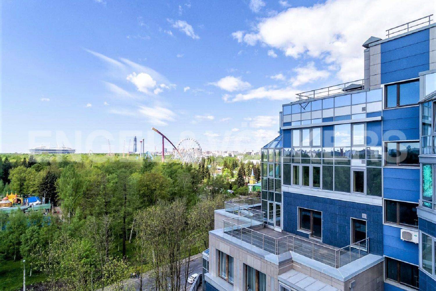 рюхина, 10 – квартира с видом на панораму приморского парка фото 1