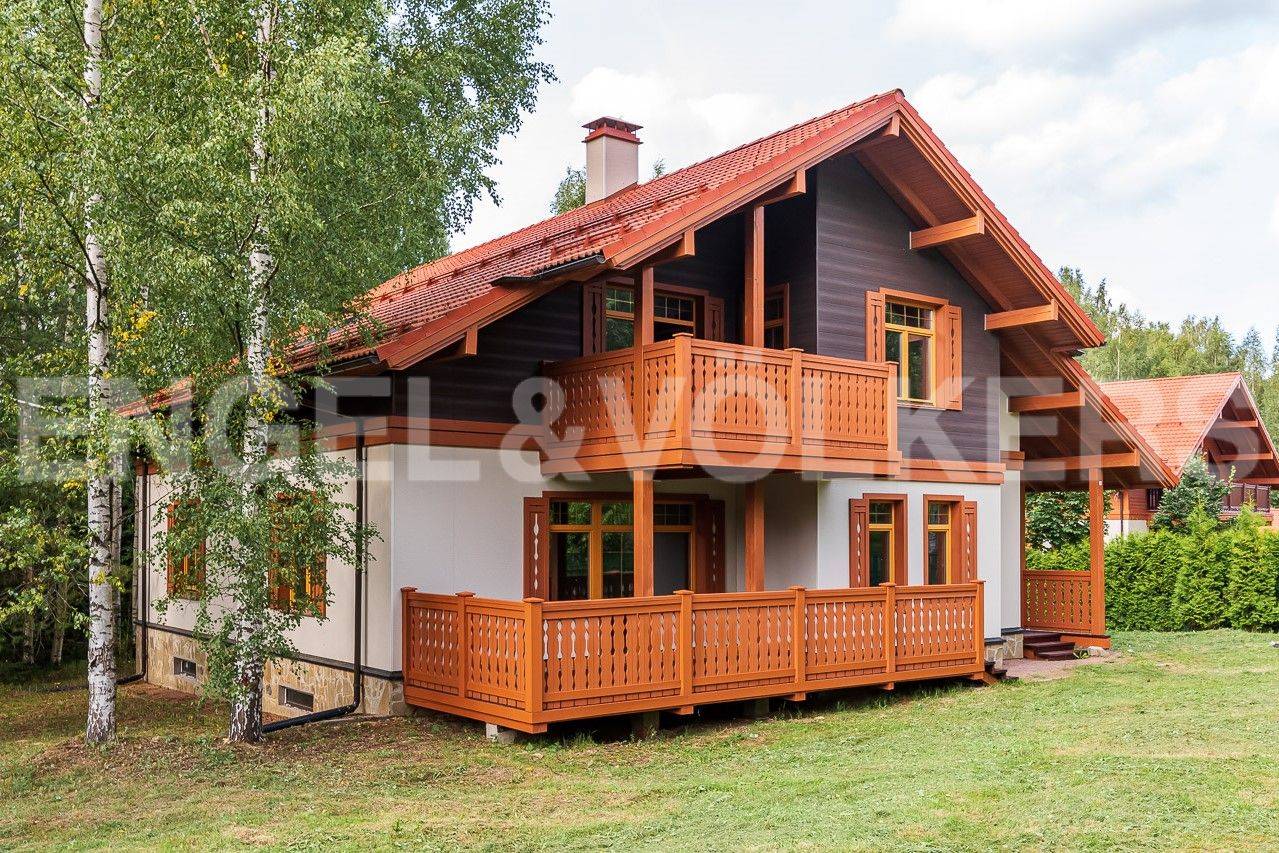 «альпино» – загородный дом «элмау» в закрытом поселке в окружении охраняемого заказника фото 1