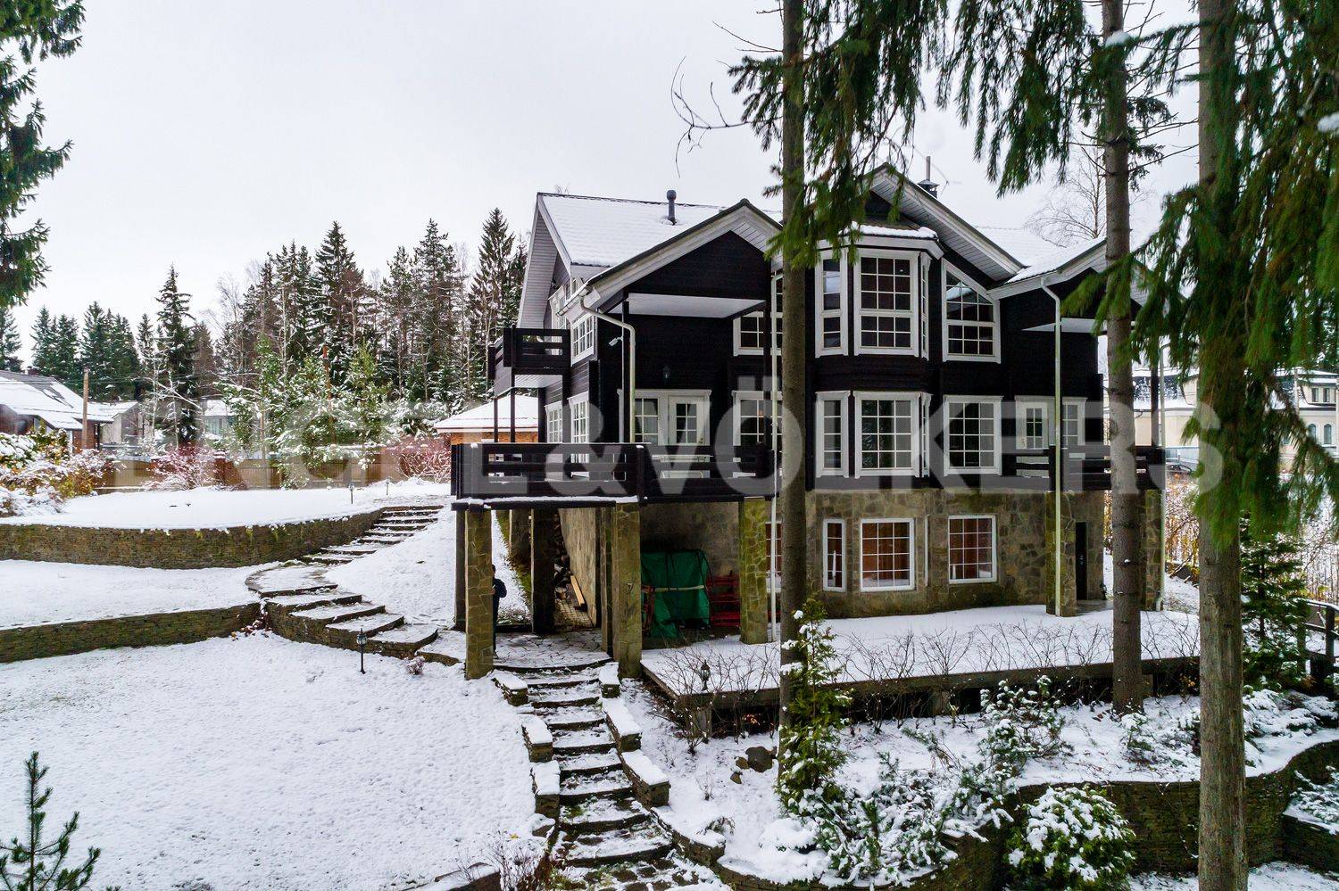 п. вартемяги - функциональный загородный дом в скандинавском стиле фото 1