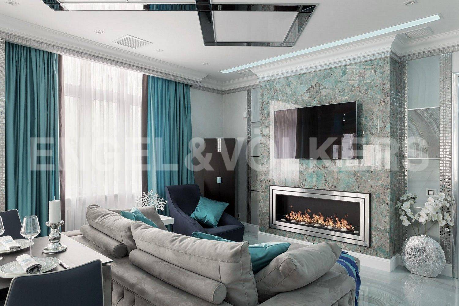 пионерская, 50 – оттенки tiffany в современном интерьере фото 1