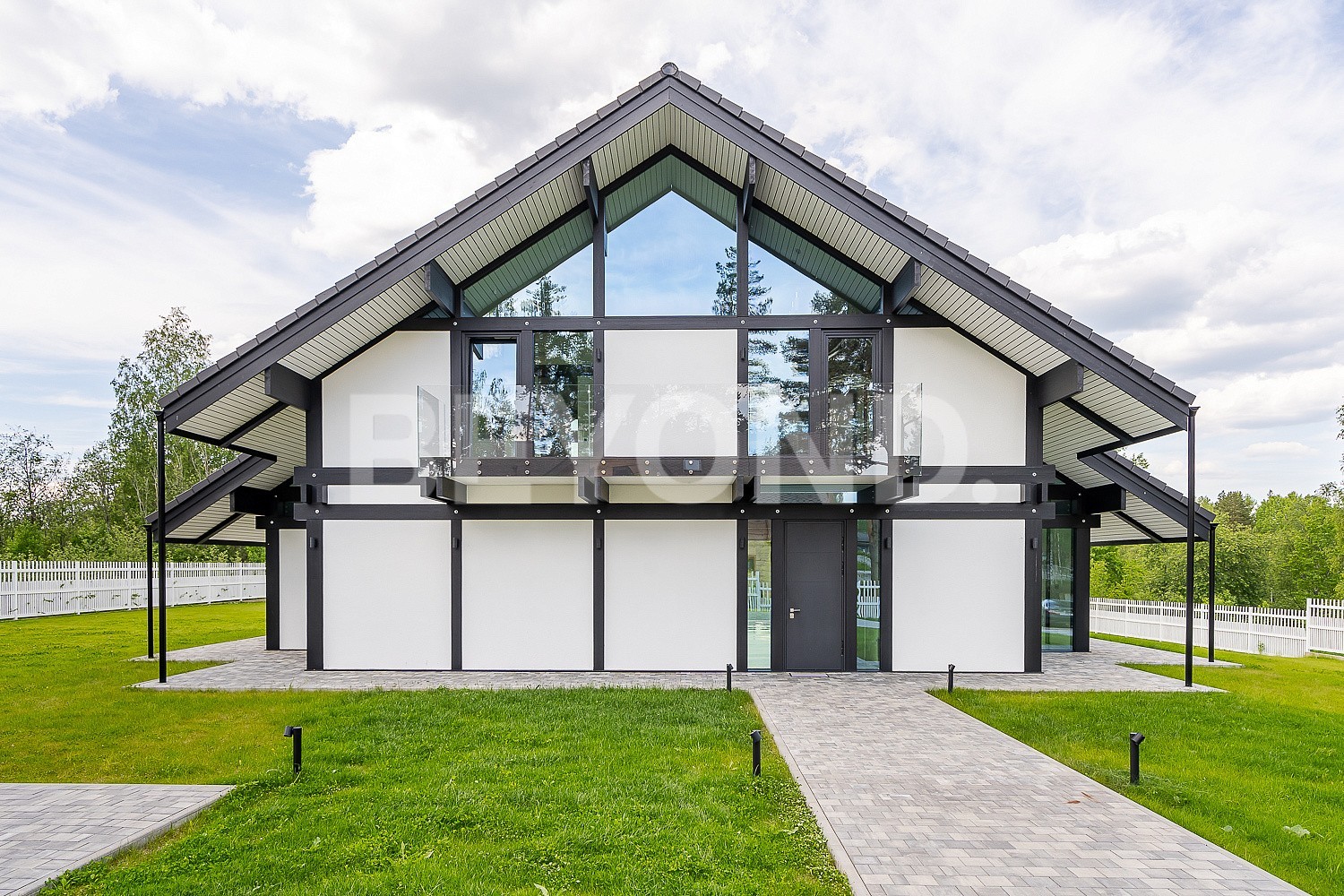 кп «лемболово-парк» – стильный фахверк в закрытом поселке фото 1