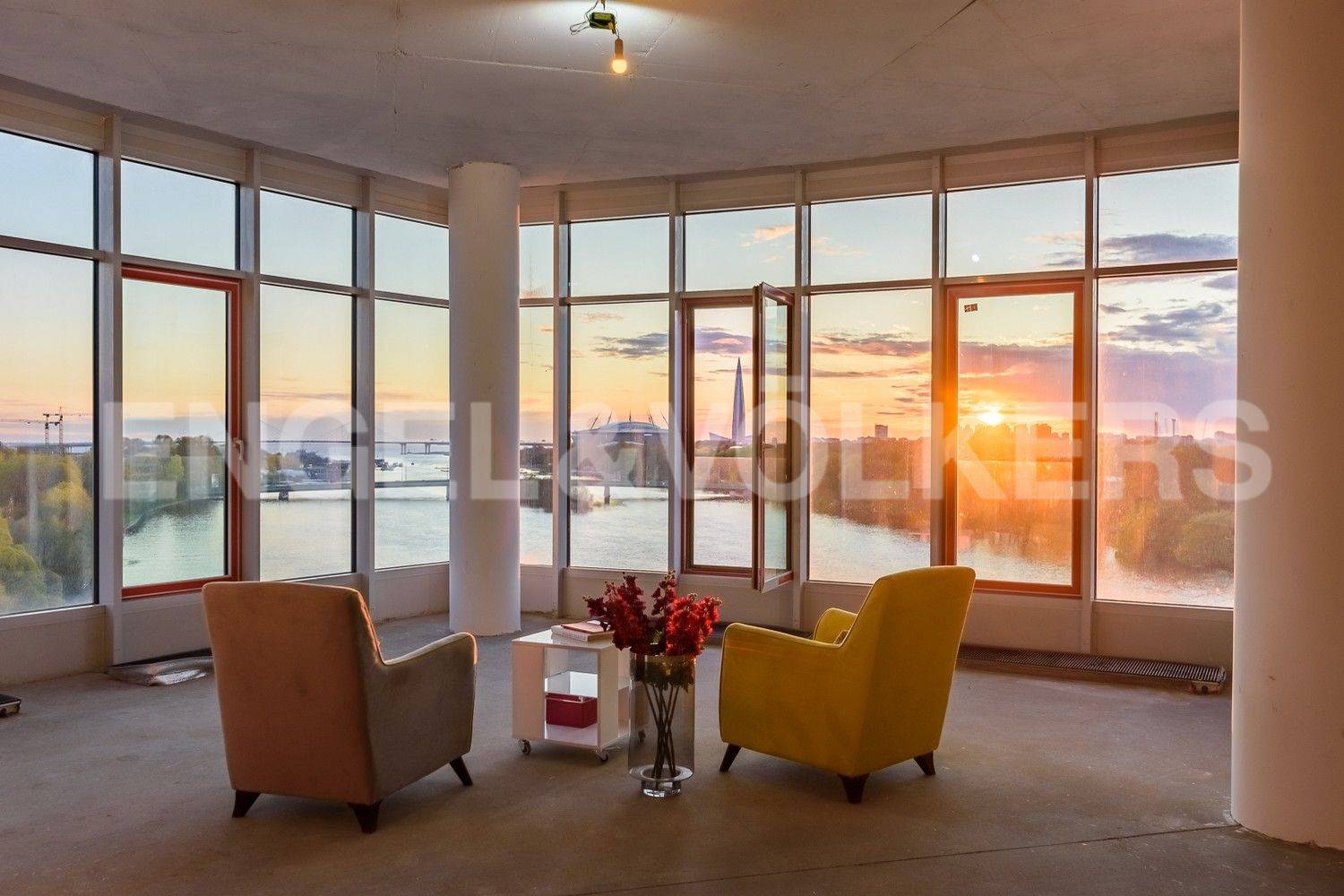 клубный дом «мальта» – супер-видовая квартира с панорамными окнами и собственным лифтом фото 1