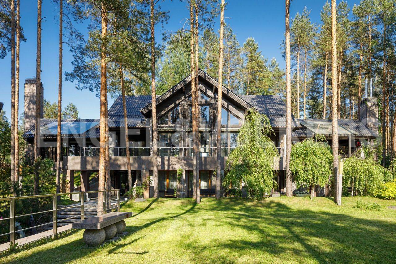 «медное озеро» – приватная резиденция у воды в статусном поселке фото 1