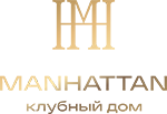 Логотип MANHATTAN – яркая архитектура и идеальная концепция премиальности