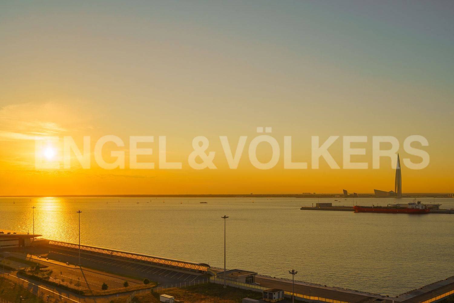 golden city – квартира с невероятными закатами и видами на современный санкт-петербург фото 1