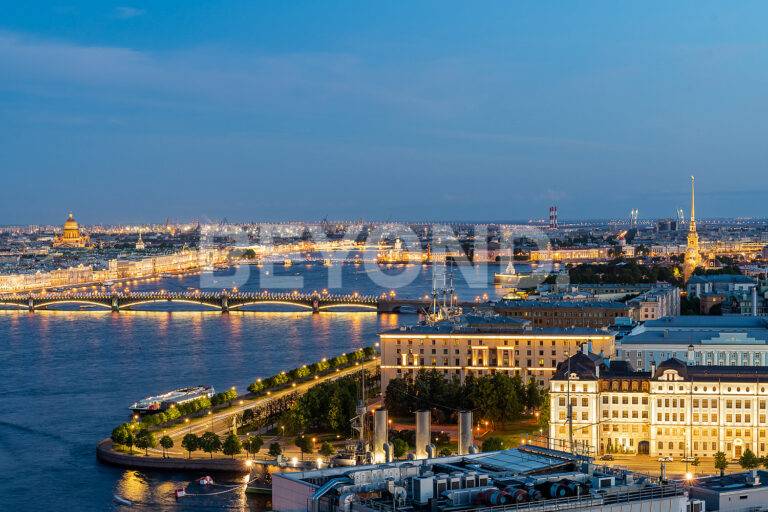 mont blanc – пентхаус с панорамой петербурга в 360° фото 1