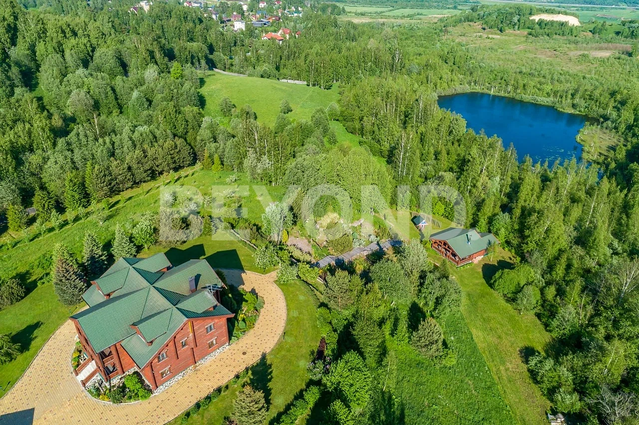 порошкино - усадьба на живописном участке 3,8 га у водоема фото 1