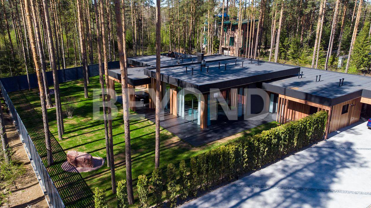 "охтинский парк" - современная вилла в закрытом коттеджном поселке фото 3