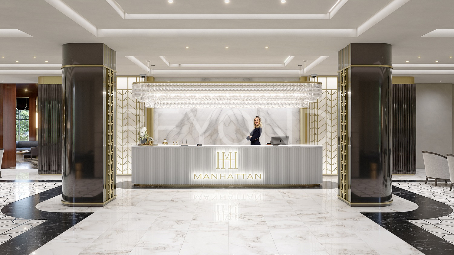manhattan – клубный дом с роскошным лобби, инфраструктурой и эксклюзивными резиденциями фото 4