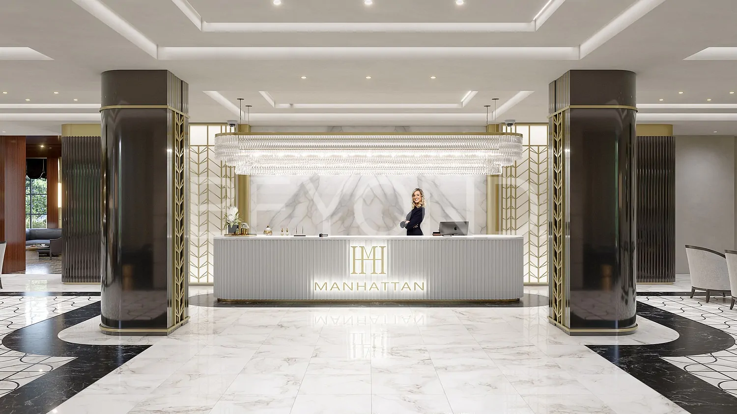 manhattan – клубный дом с роскошным лобби, инфраструктурой и эксклюзивными резиденциями фото 4