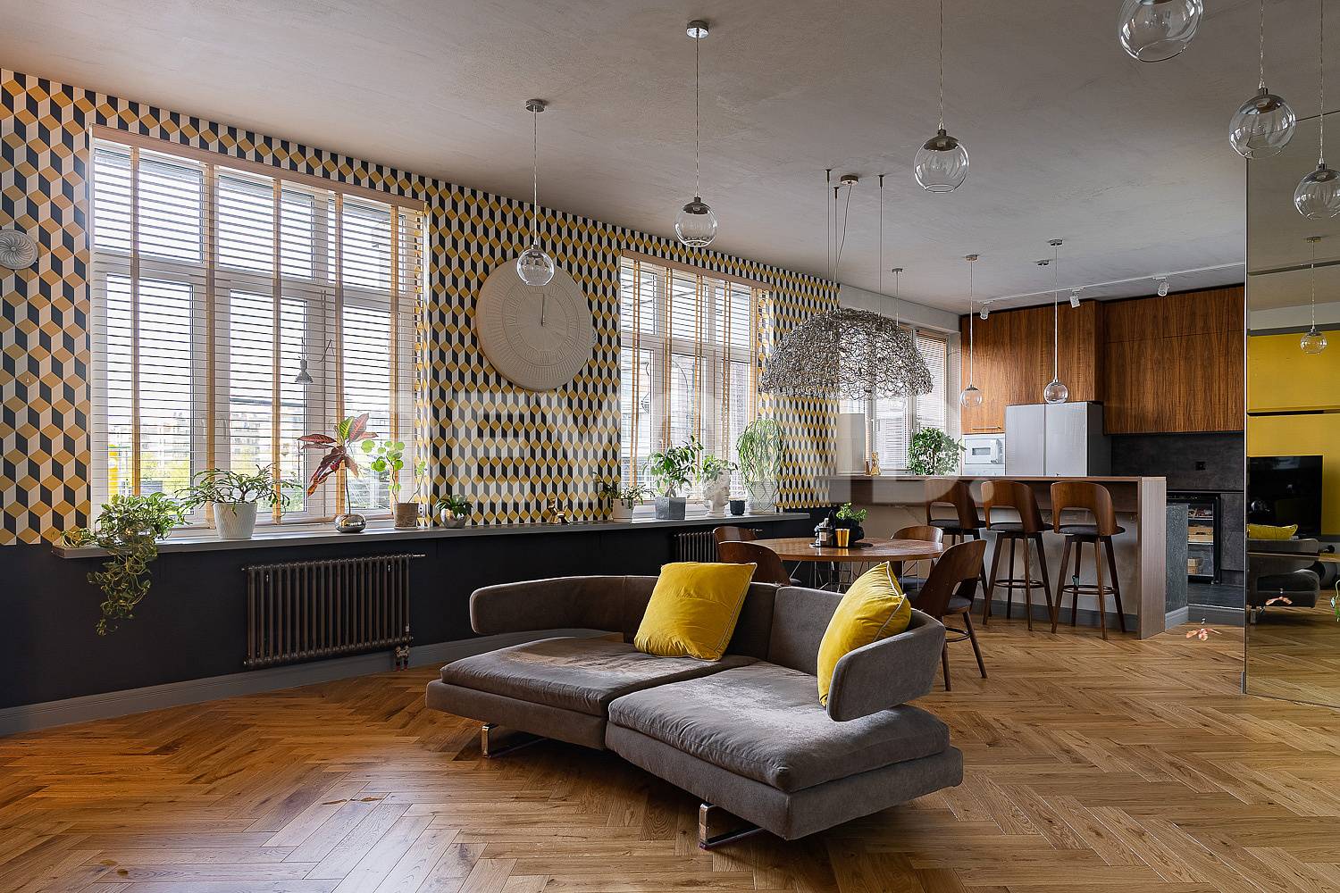 "премьер палас" - функциональная семейная квартира с тремя спальнями и кабинетом фото 2