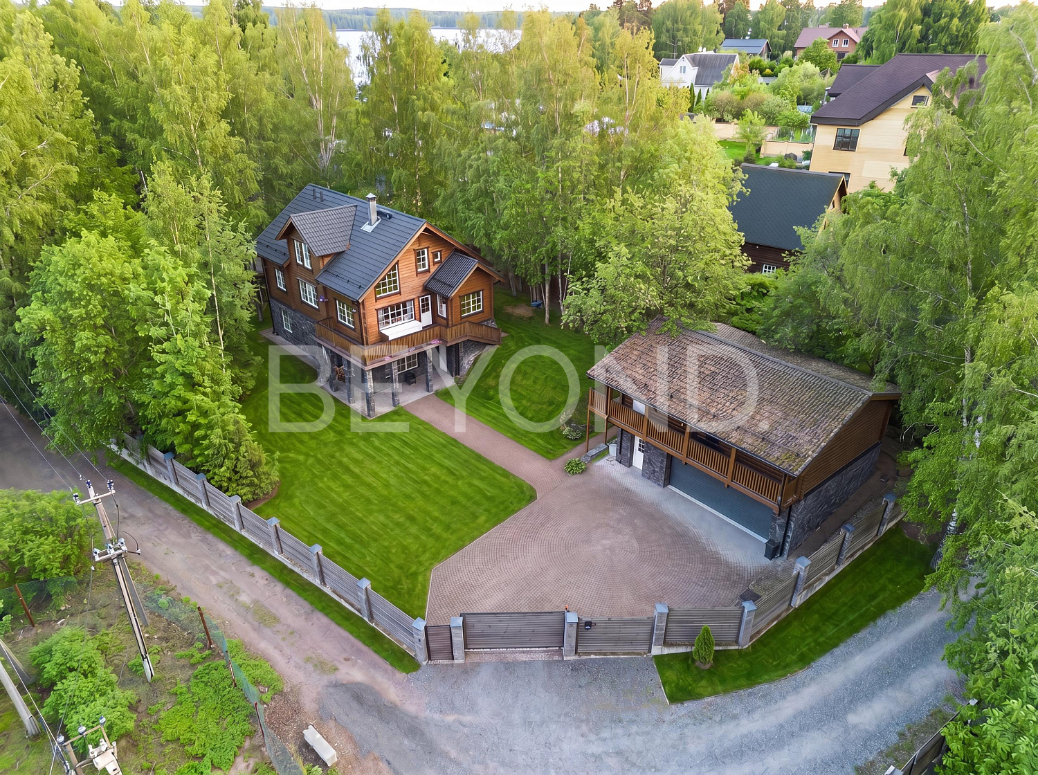 п. юкки - загородный дом в стиле альпийского шале фото 3