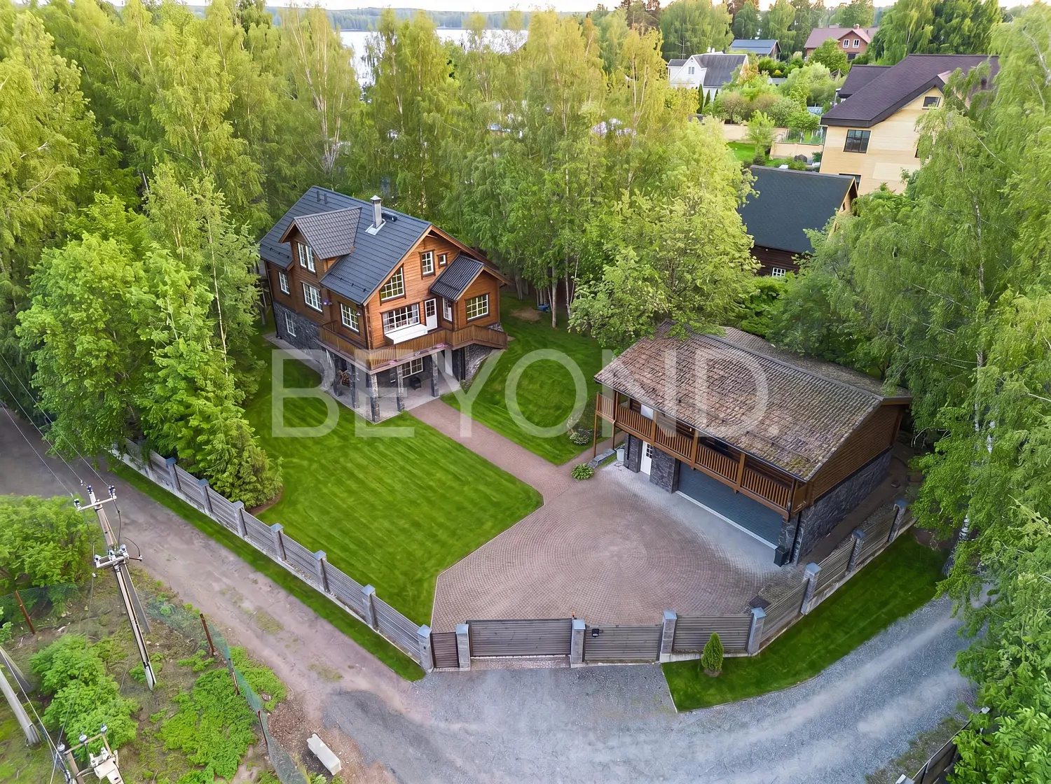 п. юкки - загородный дом в стиле альпийского шале фото 3