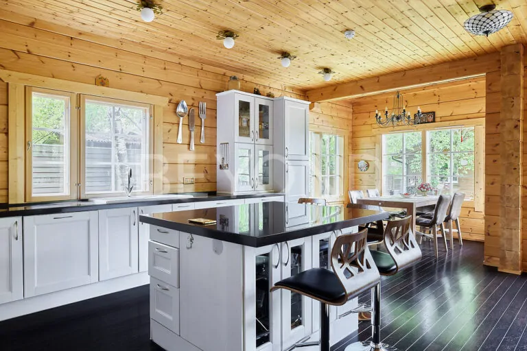 п. юкки - загородный дом в стиле альпийского шале фото 4