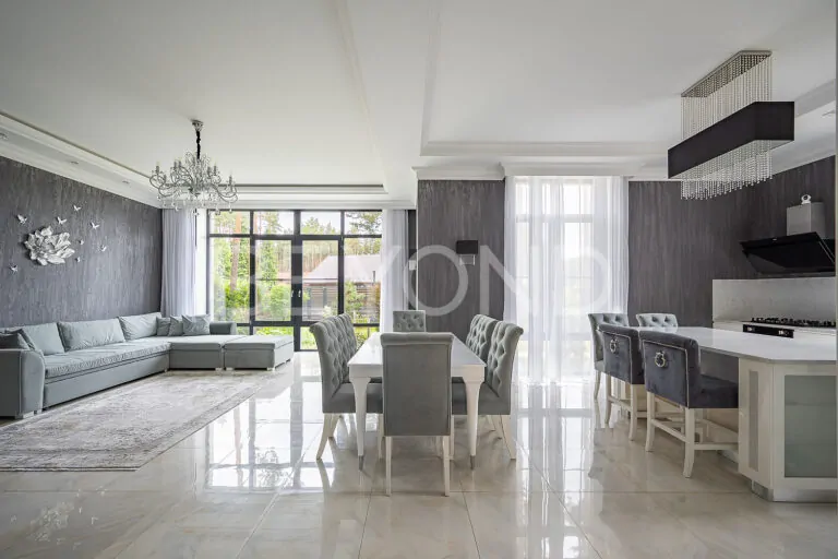 д. энколово - современный дом с бассейном в коттеджном поселке "охтинский парк" фото 2