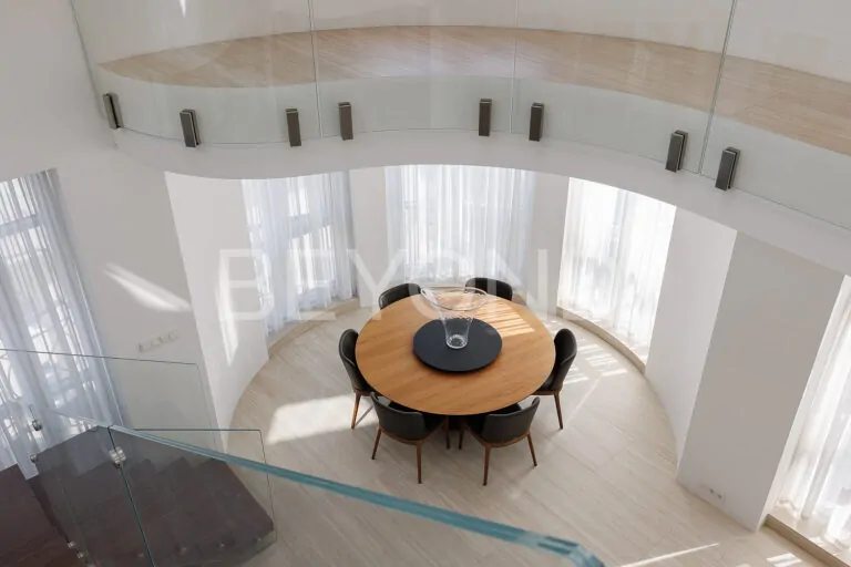 наб. мартынова, 18 - элегантный пентхаус в стиле премиального минимализма фото 4