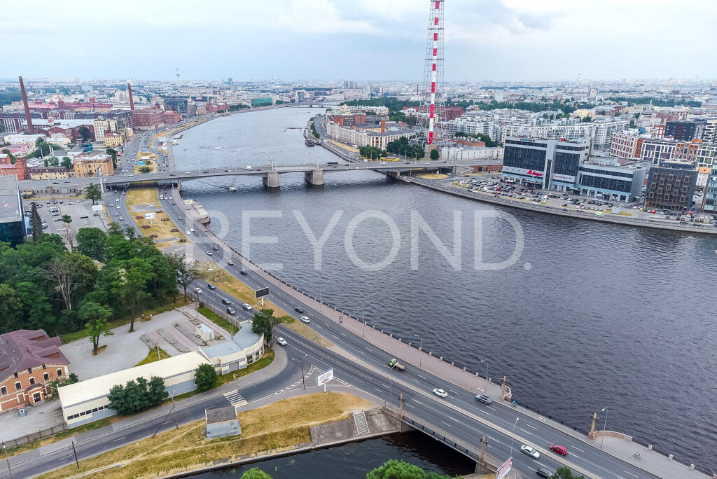 Riverside на границе Петроградского, Приморского и Выборгского районов