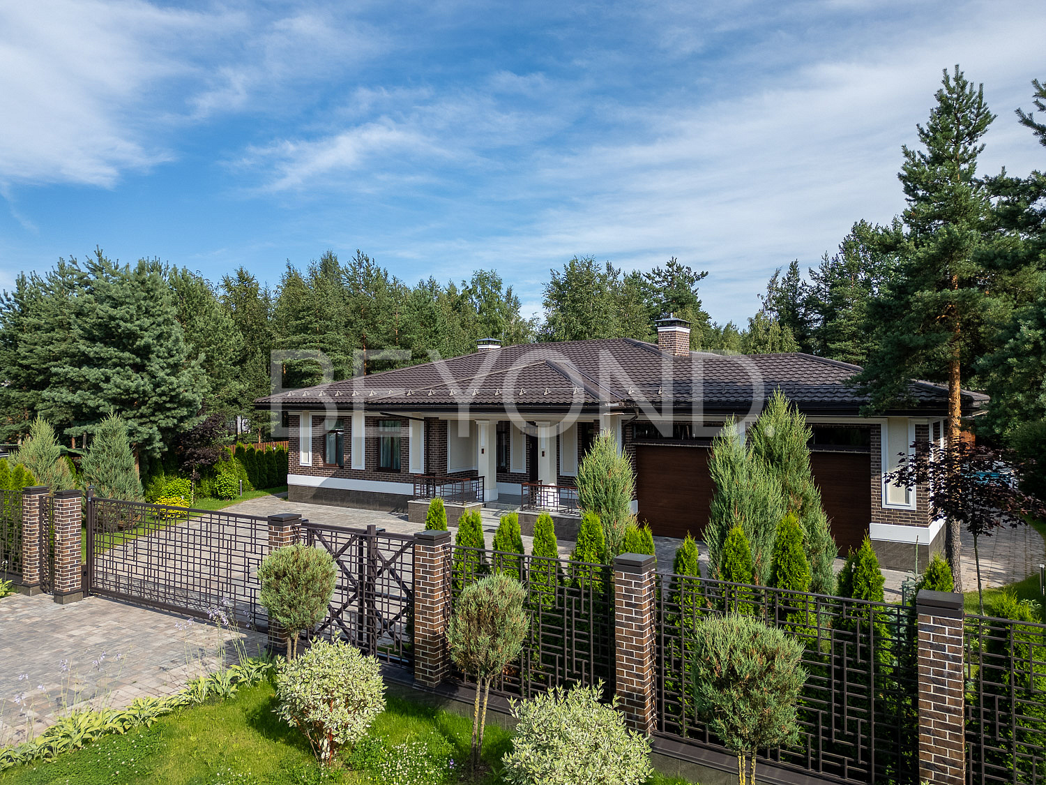 кп "охтинский парк"- стильный одноэтажный дом с бассейном фото 4