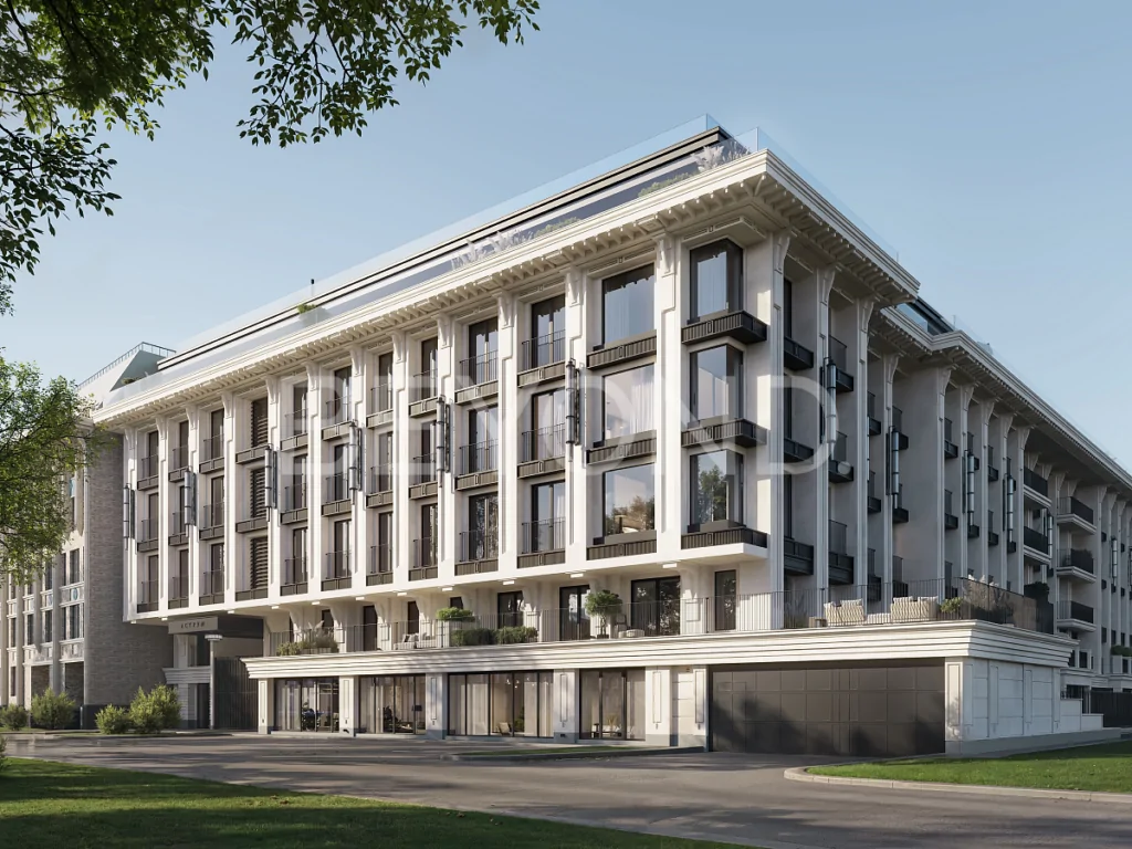 Панорамные окна и фасад из архитектурного бетона
