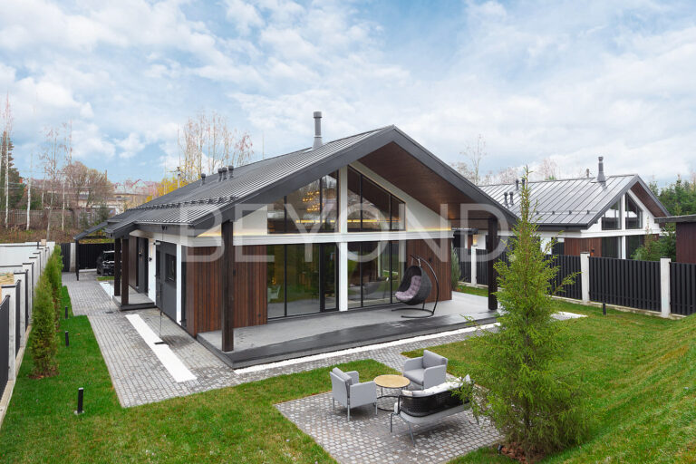 д. мендсары - современный коттедж с лаконичным интерьером фото 3