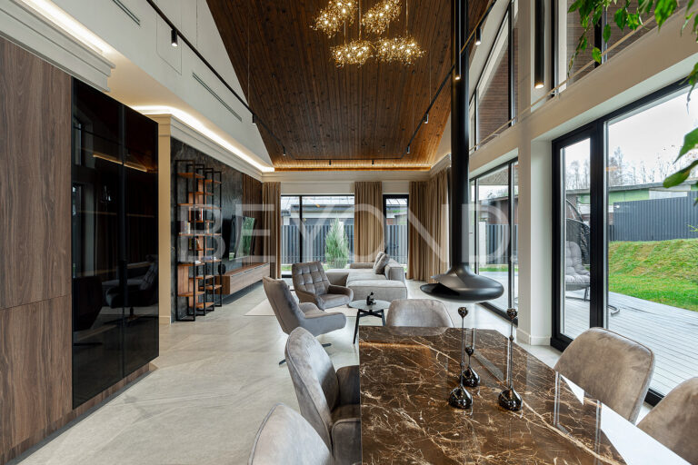 д. мендсары - современный коттедж с лаконичным интерьером фото 5