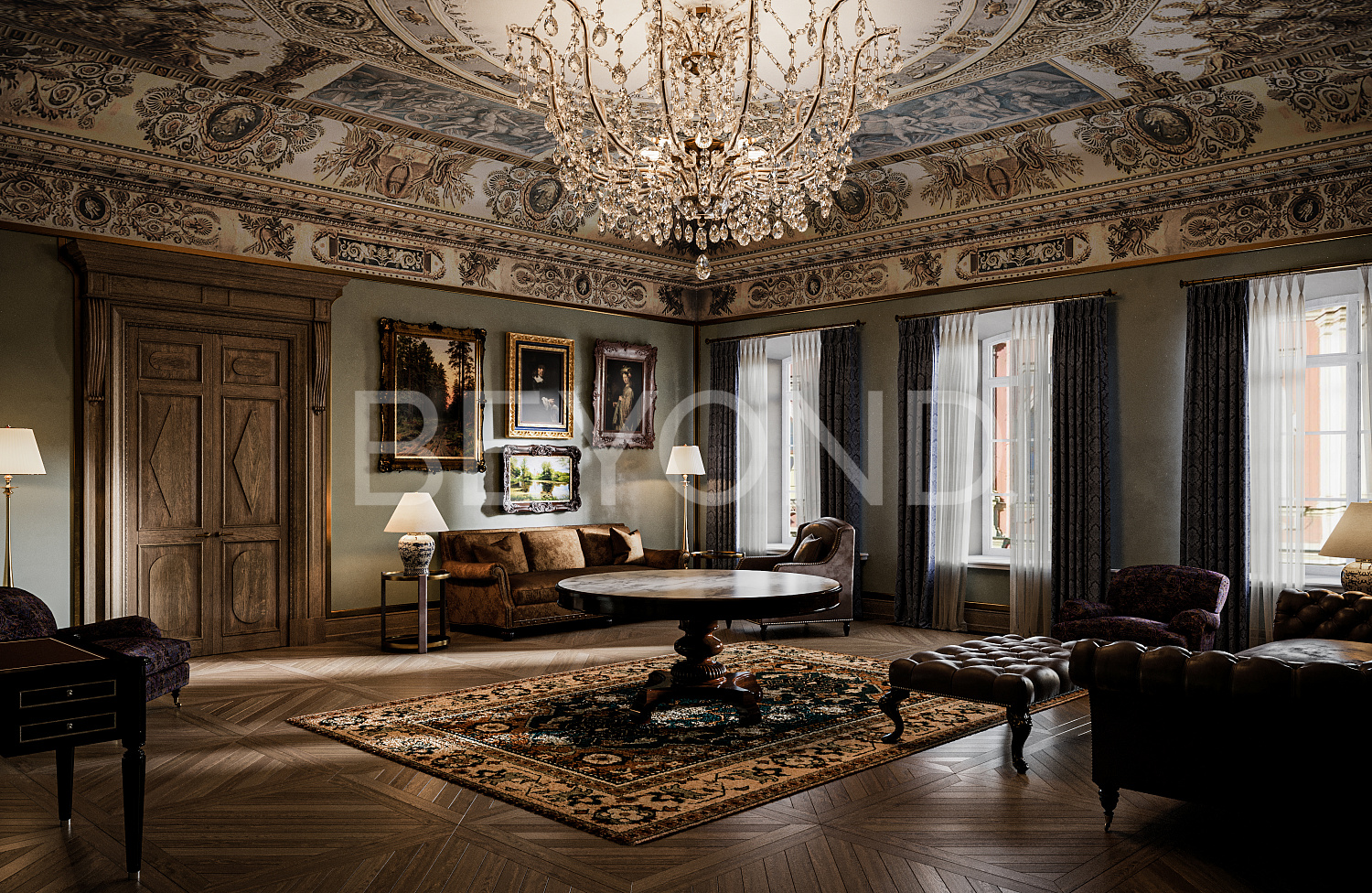 Cheval Court - коллекционная резиденция с интерьером от Ralph Lauren pic-1