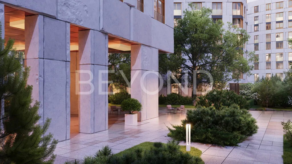 Зелень во дворе