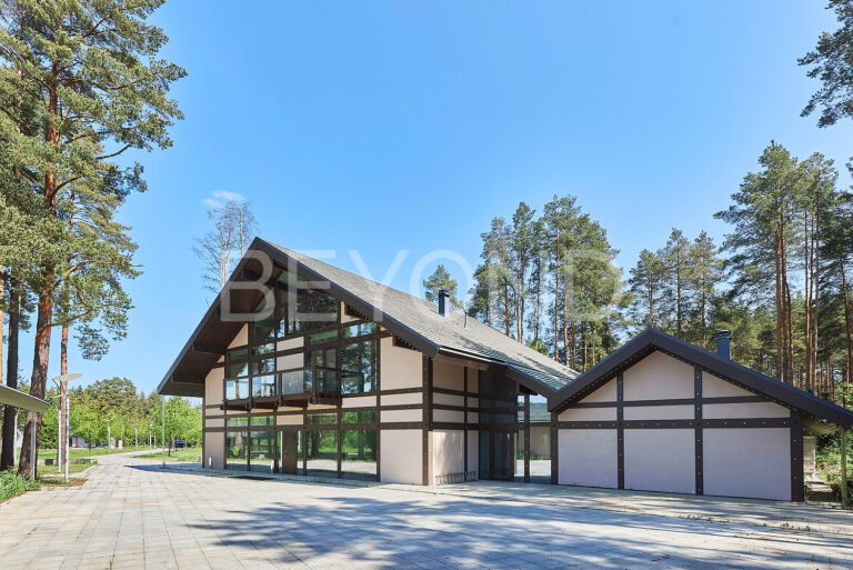 д. энколово - современный дом в стиле фахверк вблизи «охта парка» фото 2