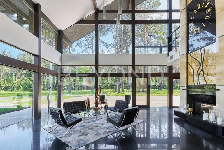 д. энколово - современный дом в стиле фахверк вблизи «охта парка» фото 4