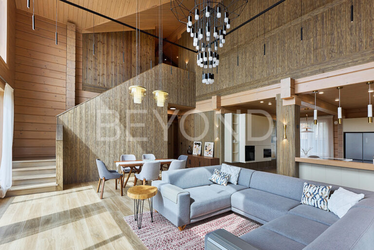 «репино парк» - атмосферный дом из клееного бруса с современным взглядом на интерьер фото 4