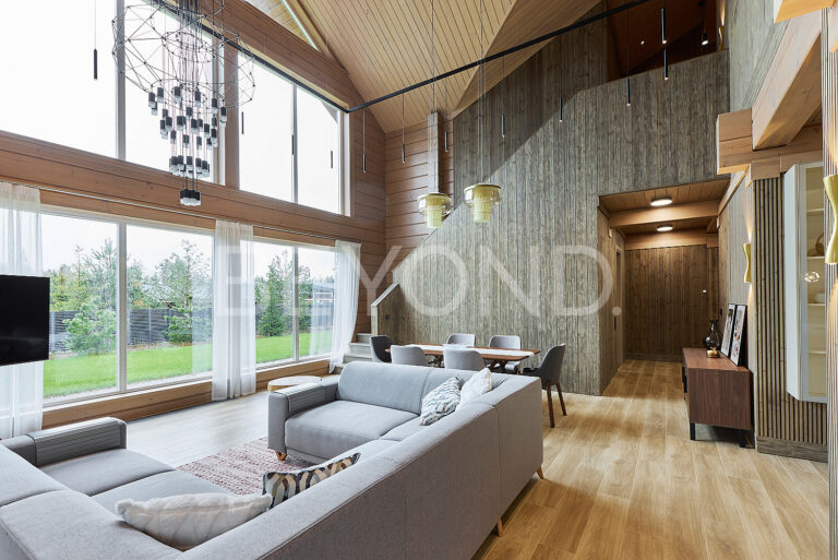 «репино парк» - атмосферный дом из клееного бруса с современным взглядом на интерьер фото 5