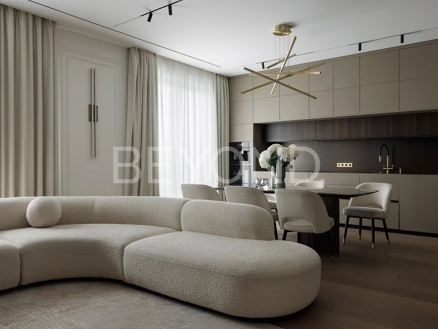 «крестовский de luxe» - квартира с гармоничным авторским дизайном фото 3