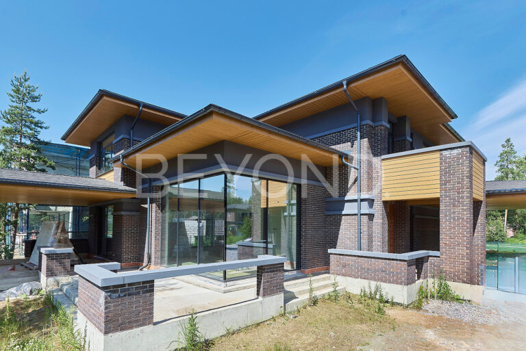 "репино парк" - дом в благородной стилистике ф. л. райта фото 2