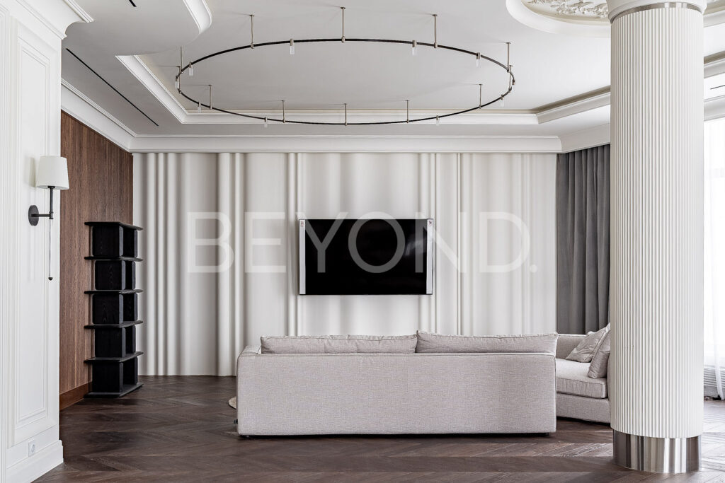 ТВ зона в гостиной