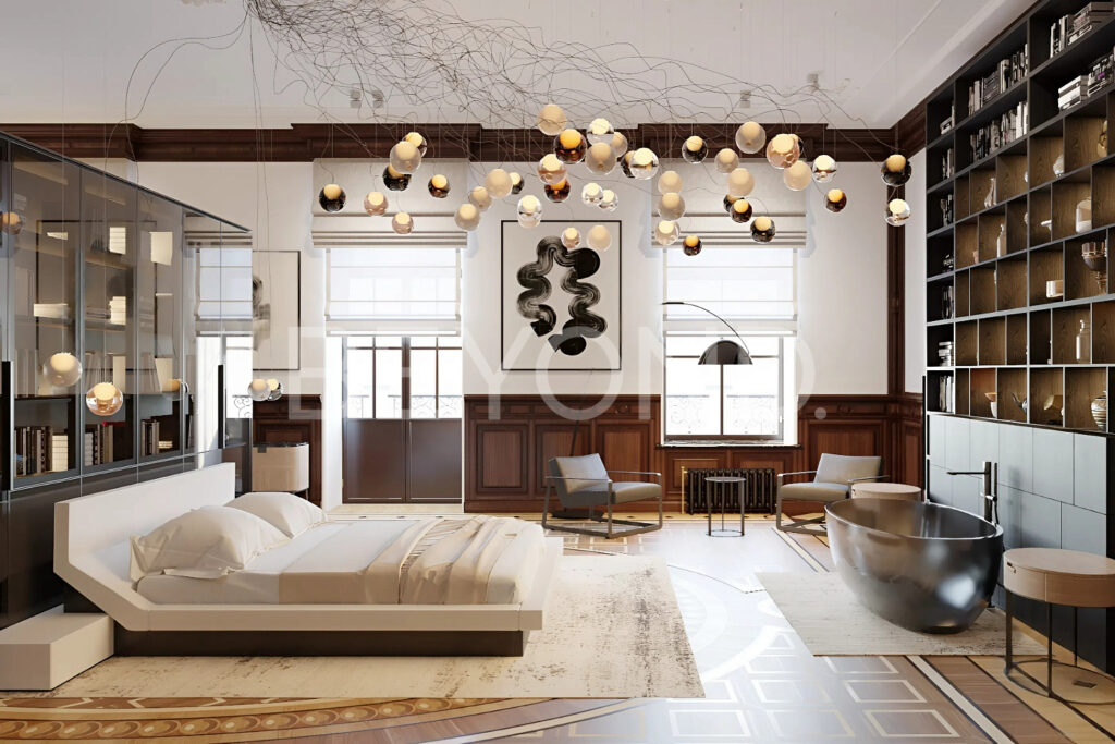 Мастер-спальня - визуализация