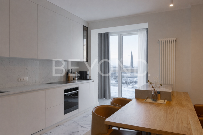 «морской фасад» - квартира с прямым видом на лахта центр фото 2