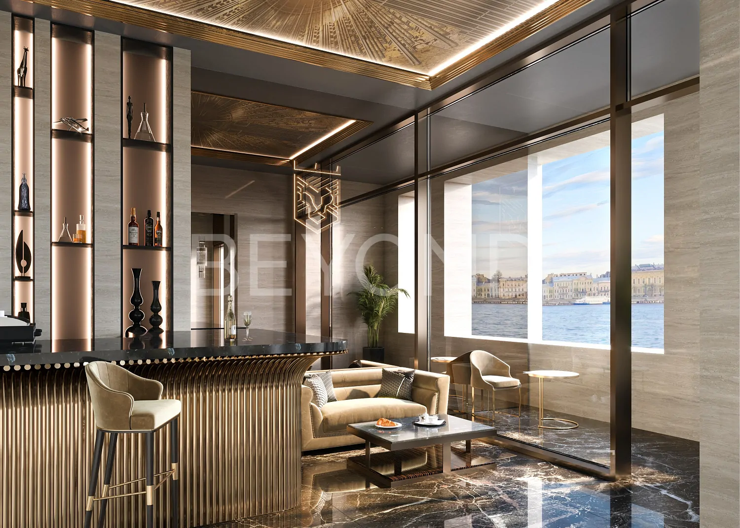 imperial club - великолепный вид на большую неву и исторический центр фото 4