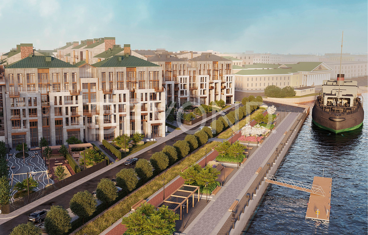 imperial club - великолепный вид на большую неву и исторический центр фото 1