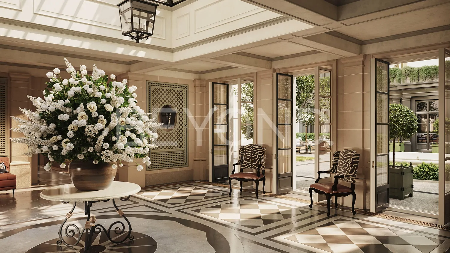 cheval court — резиденция с каминами и интерьером в эстетике ralph lauren фото 4