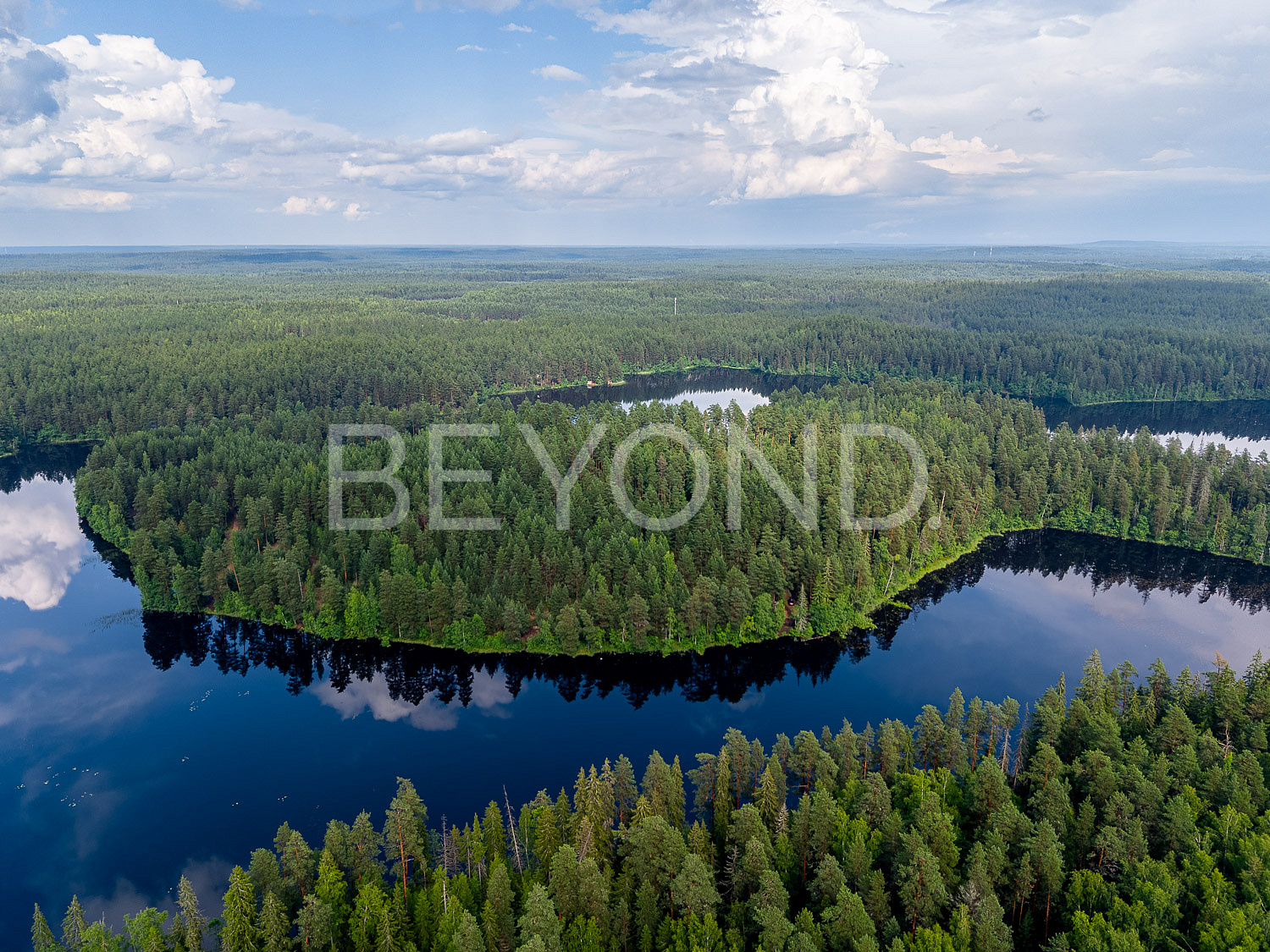 оз. большое луговое - полуостров тишины на озере фото 1